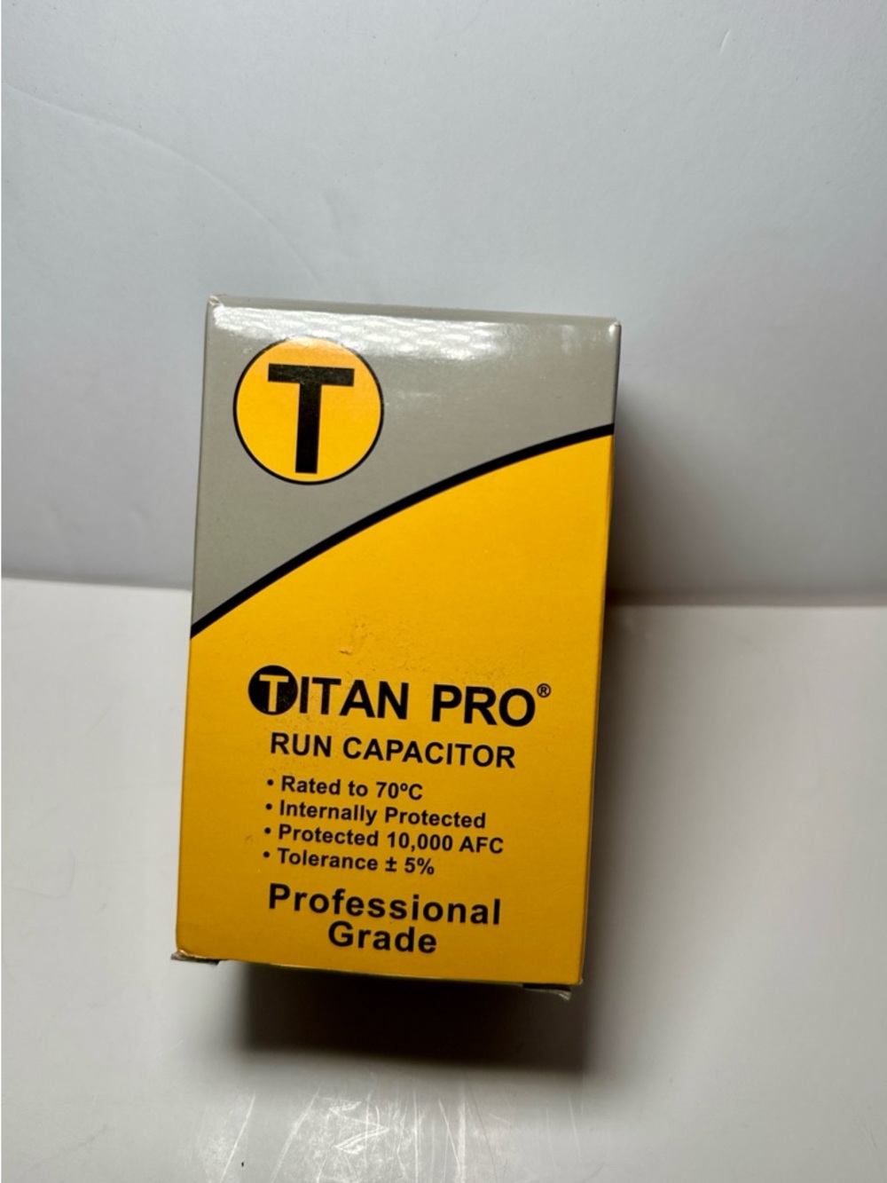 Titan Pro TRCFD455 45 Plus 5 MFD Motor Run Capacitor 440 370V Round